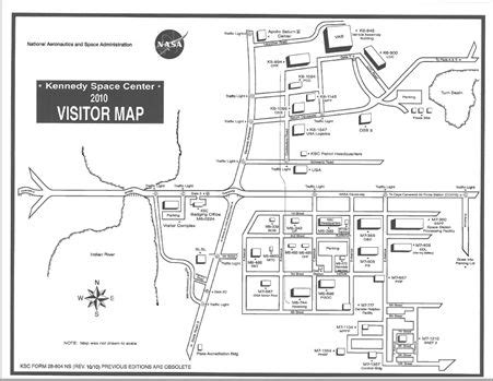 kennedy space center driving directions.